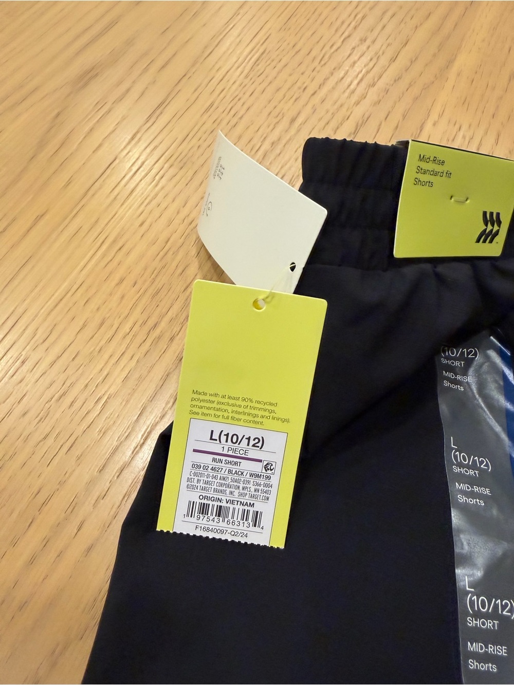 all in motion Black Girls Athletic Shorts New with Tag - Picture 5 of 5